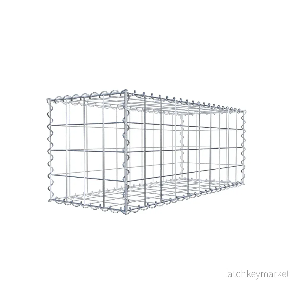 Gabion 100 cm x 40 cm x 40 cm (L x H x D), maskstorlek 10 cm x 10 cm, spiral - Bild 3