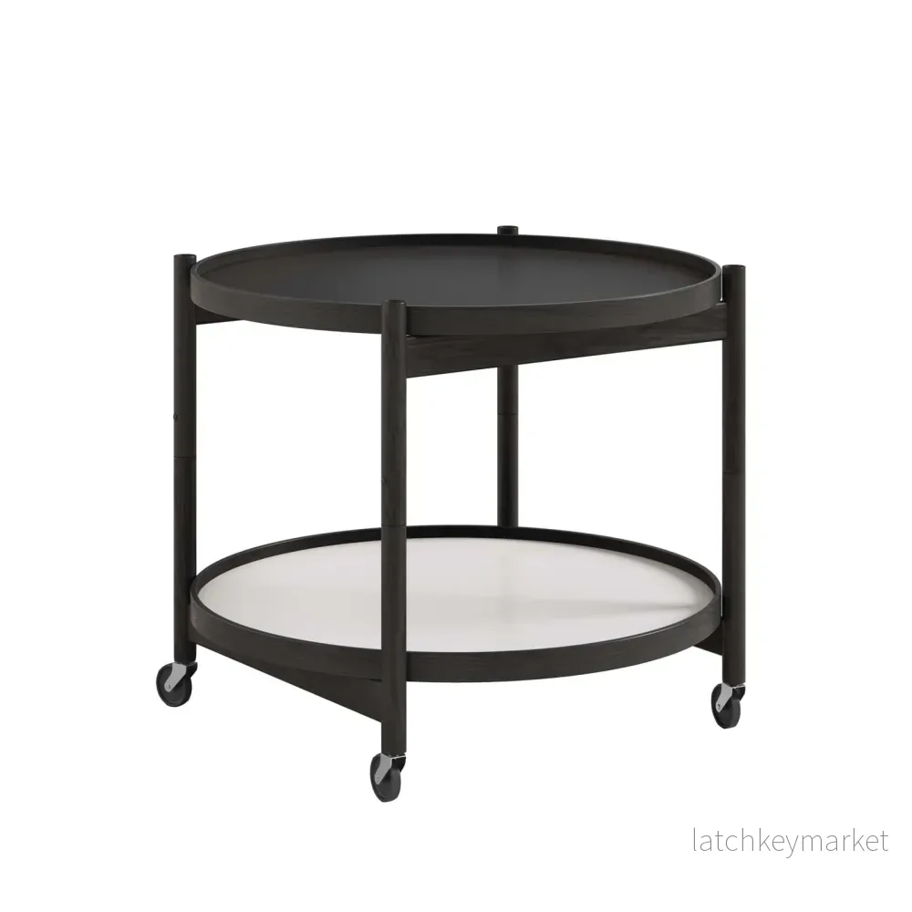 Bølling tray table 60 cm Black Laquered Oak - Bild 2