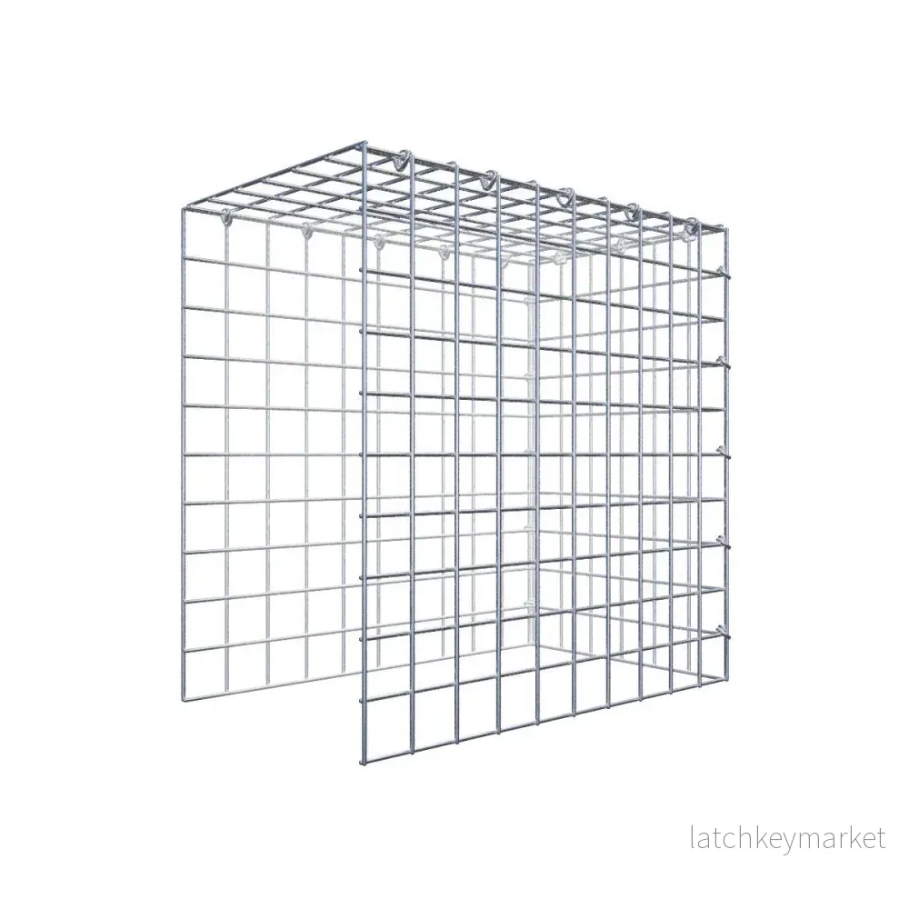 Extra gabion typ 4 50 cm x 50 cm x 30 cm (L x H x D), maskstorlek 5 cm x 5 cm, C-ring Extra gabion typ 4 50 cm x 50 cm x 30 cm (L x H x D), maskstorlek 5 cm x 5 cm, C-ring