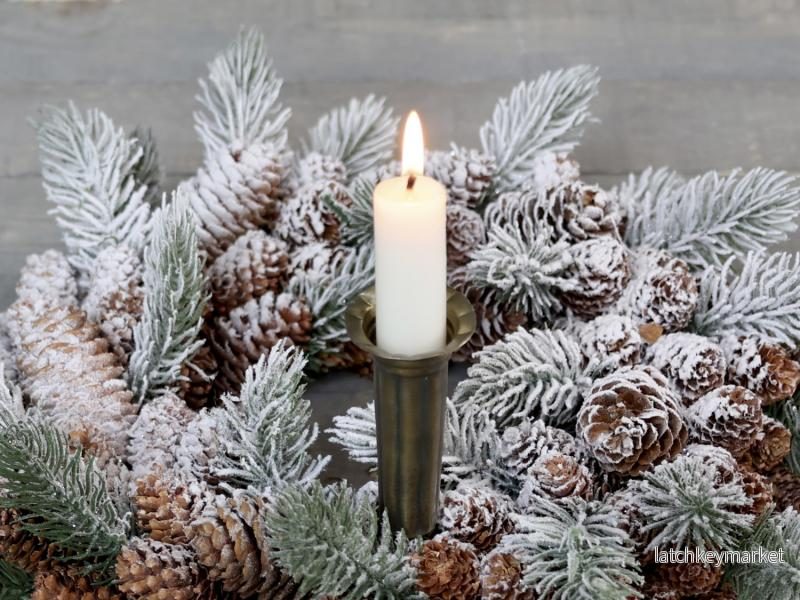 Ljusstake Ljushållare kyrkljus med spjut 4-pack H14,5 / Ø4 cm REA Ljusstake Ljushållare kyrkljus med spjut 4-pack H14,5 / Ø4 cm REA