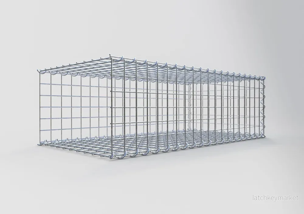 Extra gabion typ 2 100 cm x 30 cm x 50 cm (L x H x D), maskstorlek 5 cm x 5 cm, spiral - Bild 2