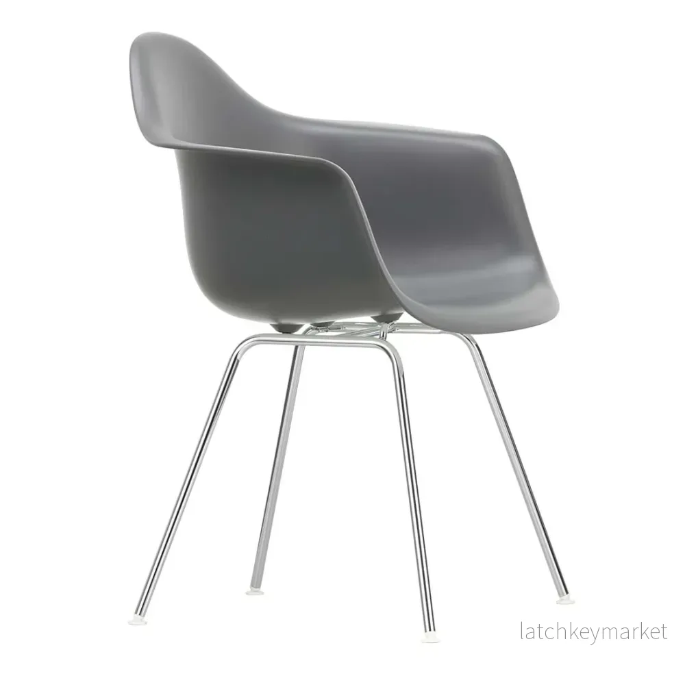 Eames Plastic Armchair RE DAX - Chrome Base