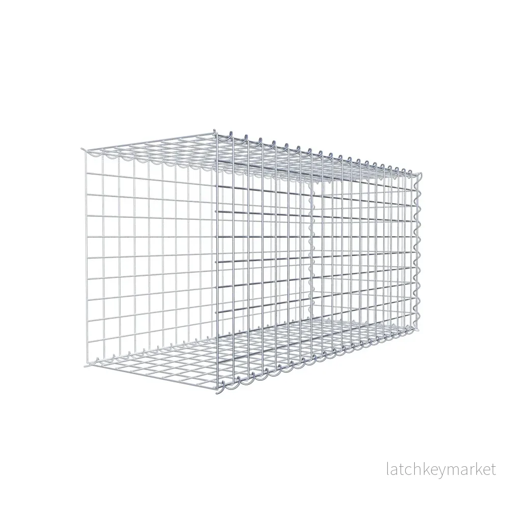 Extra gabion typ 2 100 cm x 50 cm x 40 cm (L x H x D), maskstorlek 5 cm x 5 cm, spiral - Bild 3