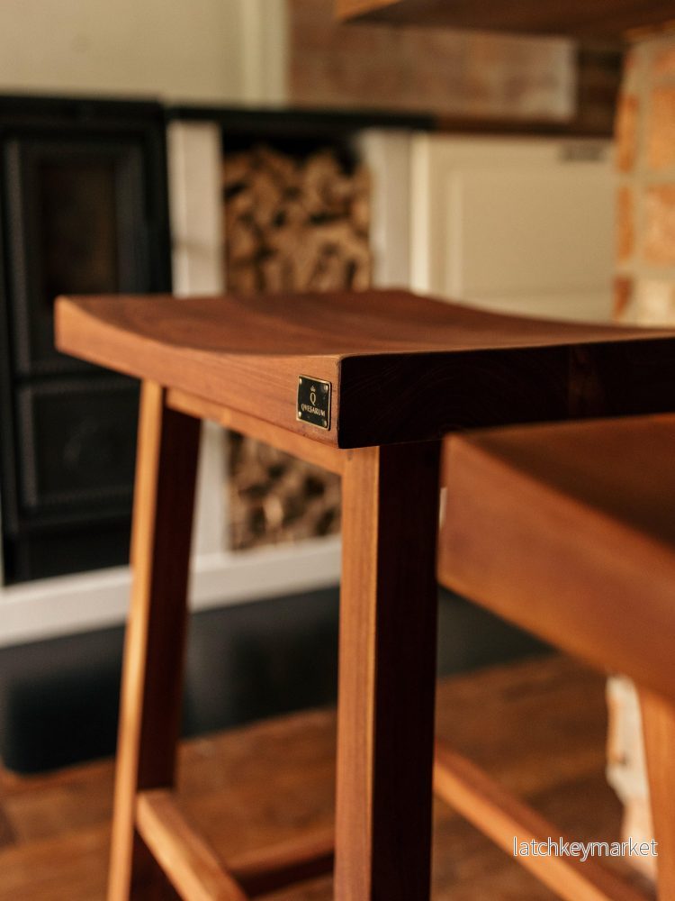 Barstol Adam i teak - Bild 3
