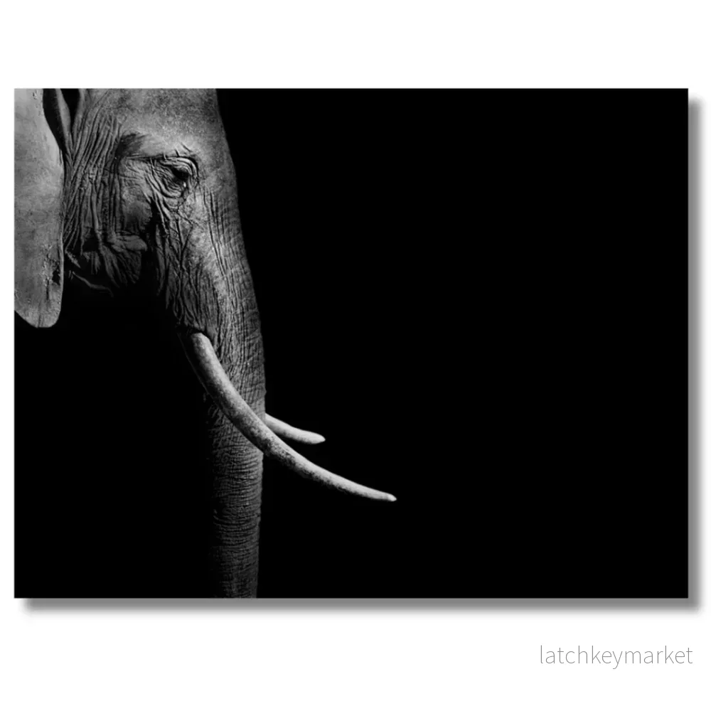 Tavla Aluminium art Elephant