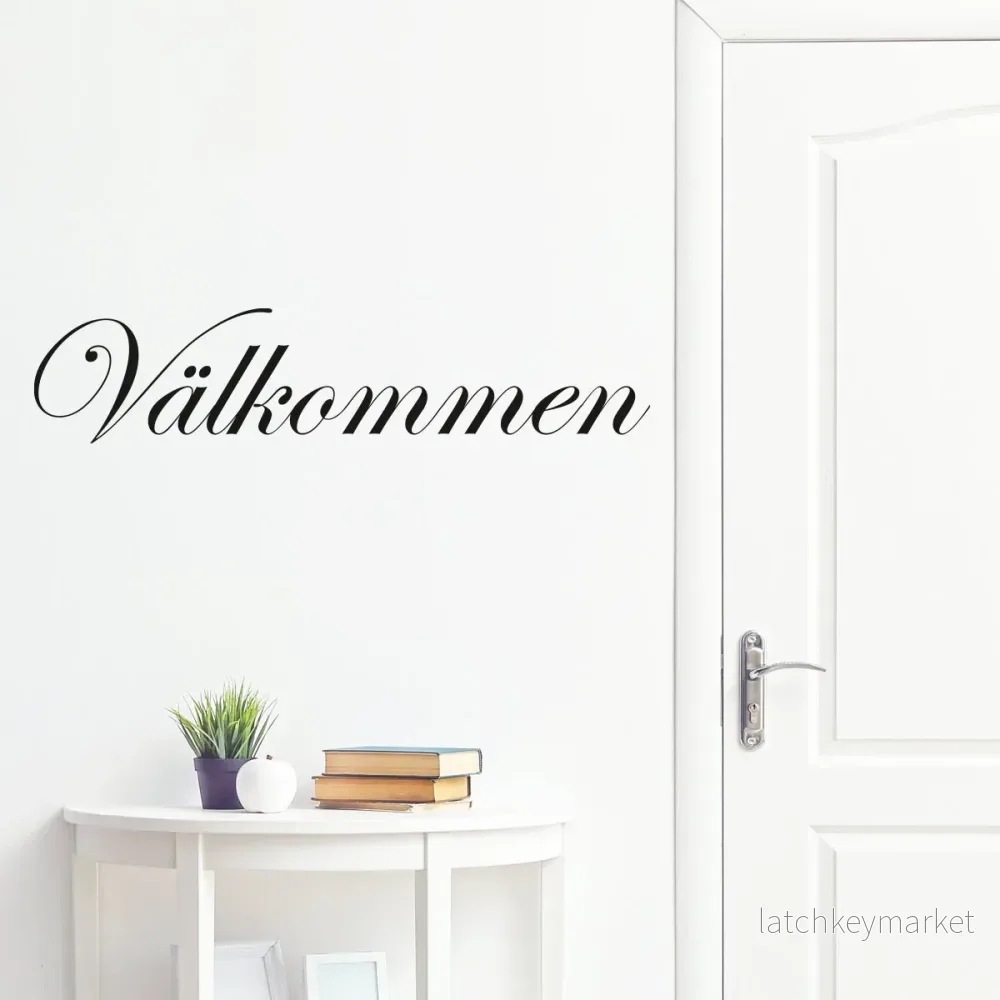 Väggord Välkommen 3