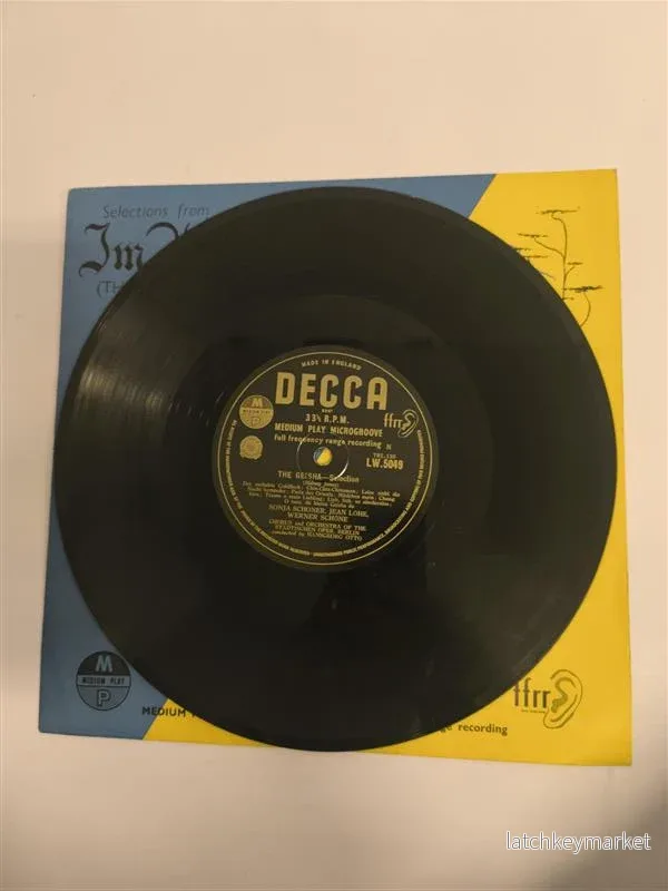 Im Weissen rösl Decca 33⅓ rpm (1 skiva, 2 sidor) - Bild 2