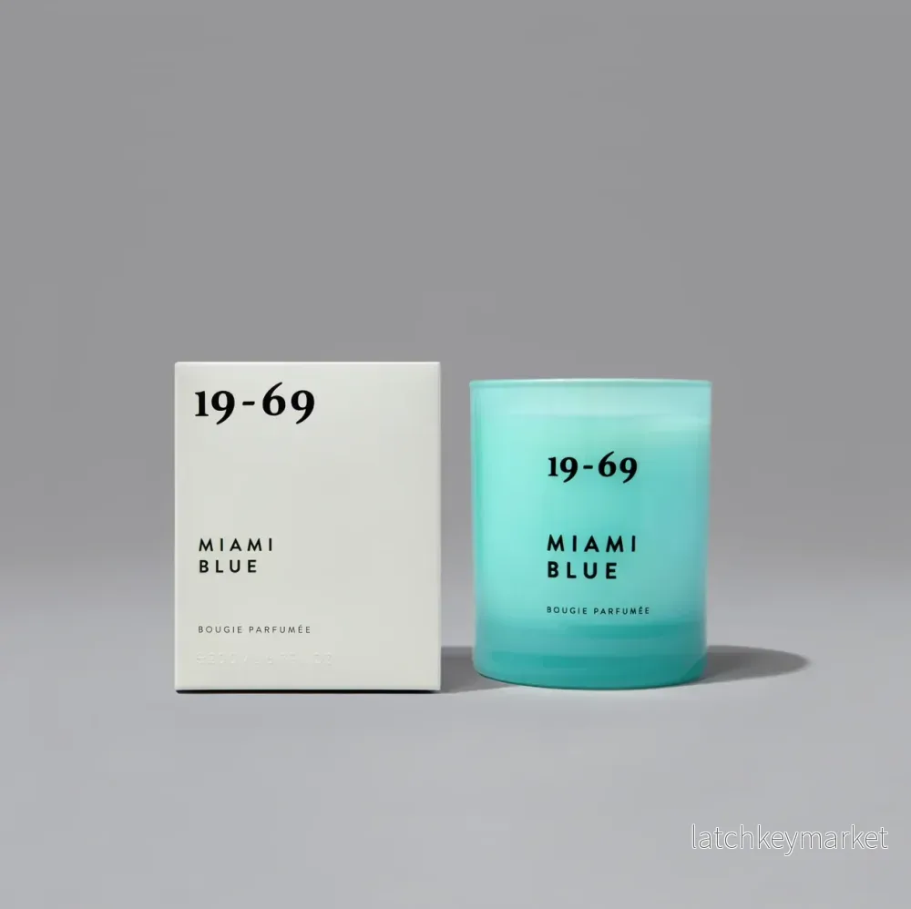 19-69 Miami Blue Bougie Parfumée 19-69 Miami Blue Bougie Parfumée