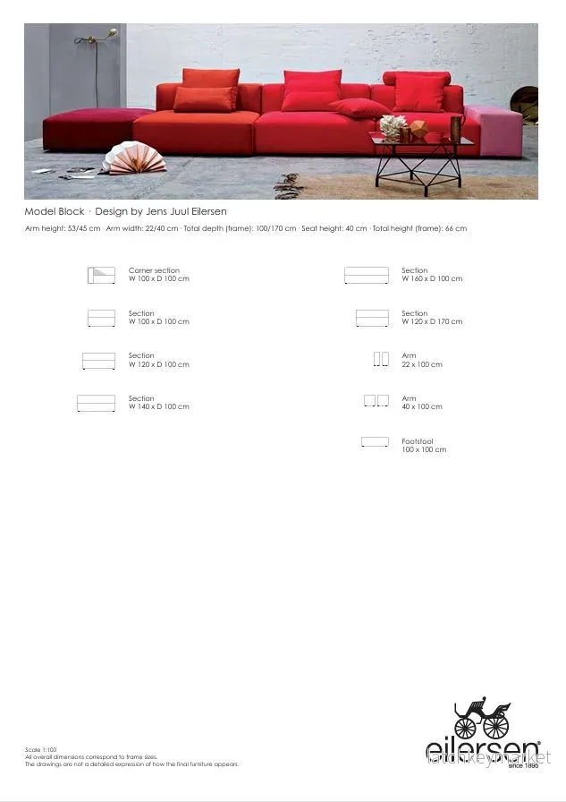 Eilersen Block soffa - Bild 3