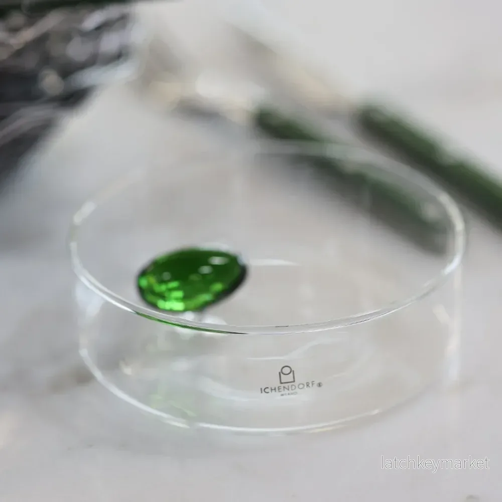 Clear Little Bowl with Green Olive - Bild 2