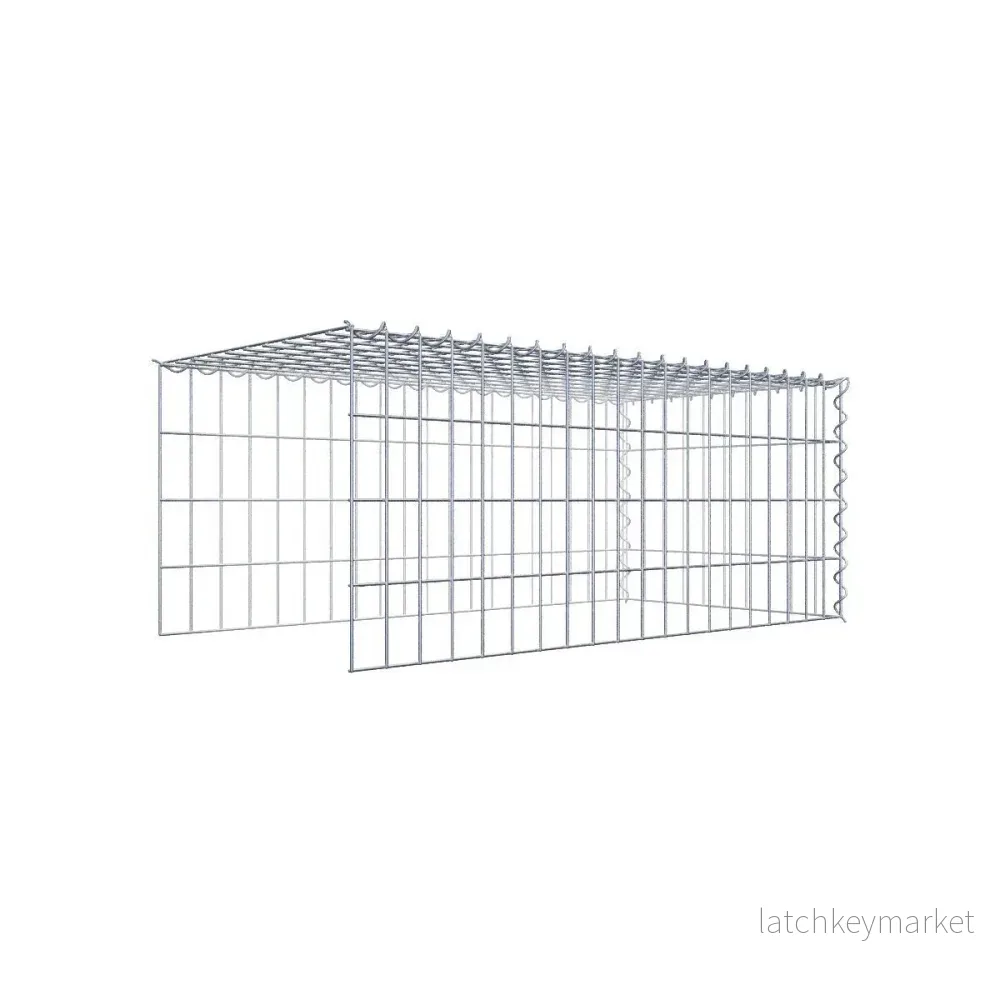 Extra gabion typ 4 100 cm x 40 cm x 50 cm (L x H x D), maskstorlek 5 cm x 10 cm, spiral Extra gabion typ 4 100 cm x 40 cm x 50 cm (L x H x D), maskstorlek 5 cm x 10 cm, spiral
