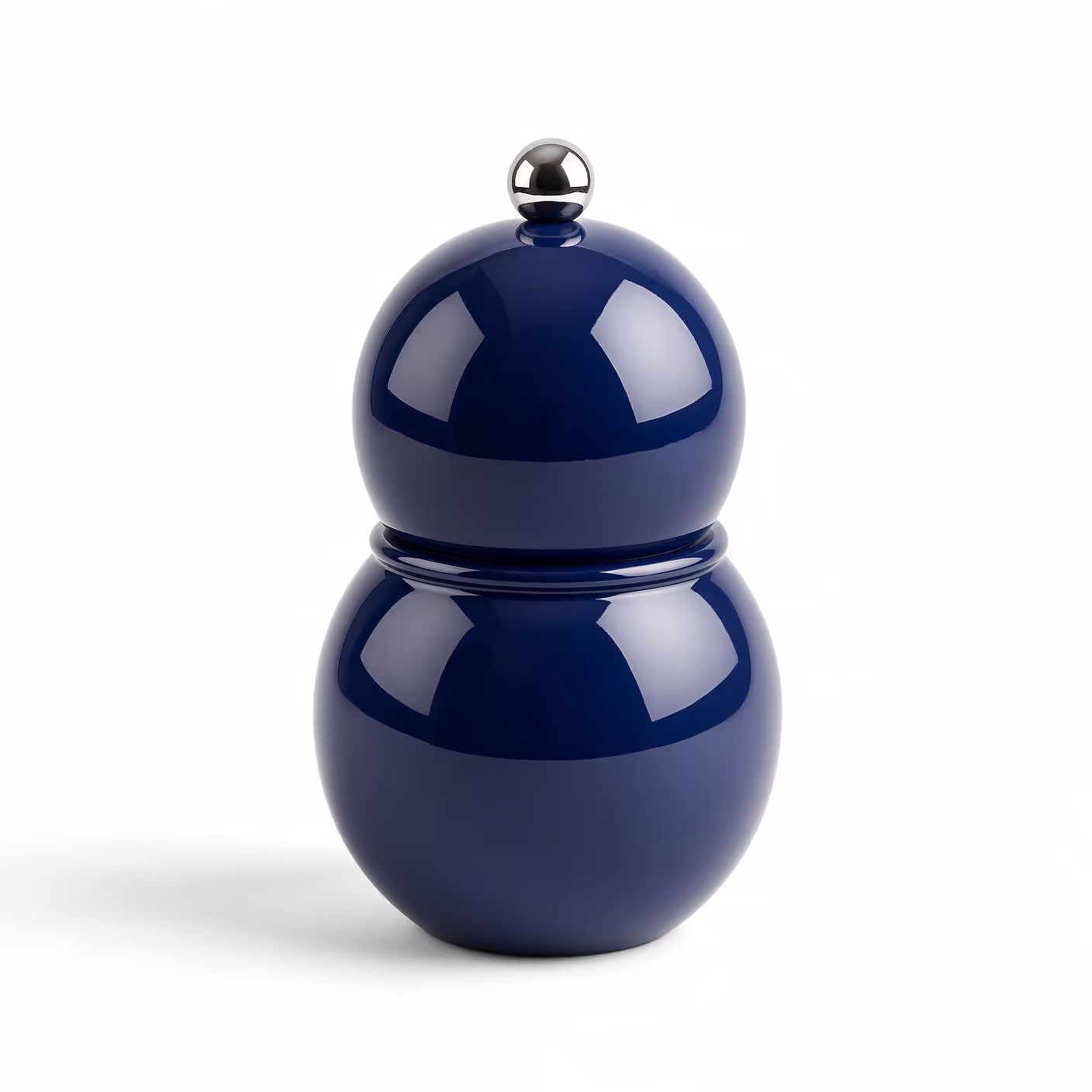 Small Bobbin Salt & Pepper Mill Navy Blue Small Bobbin Salt & Pepper Mill Navy Blue