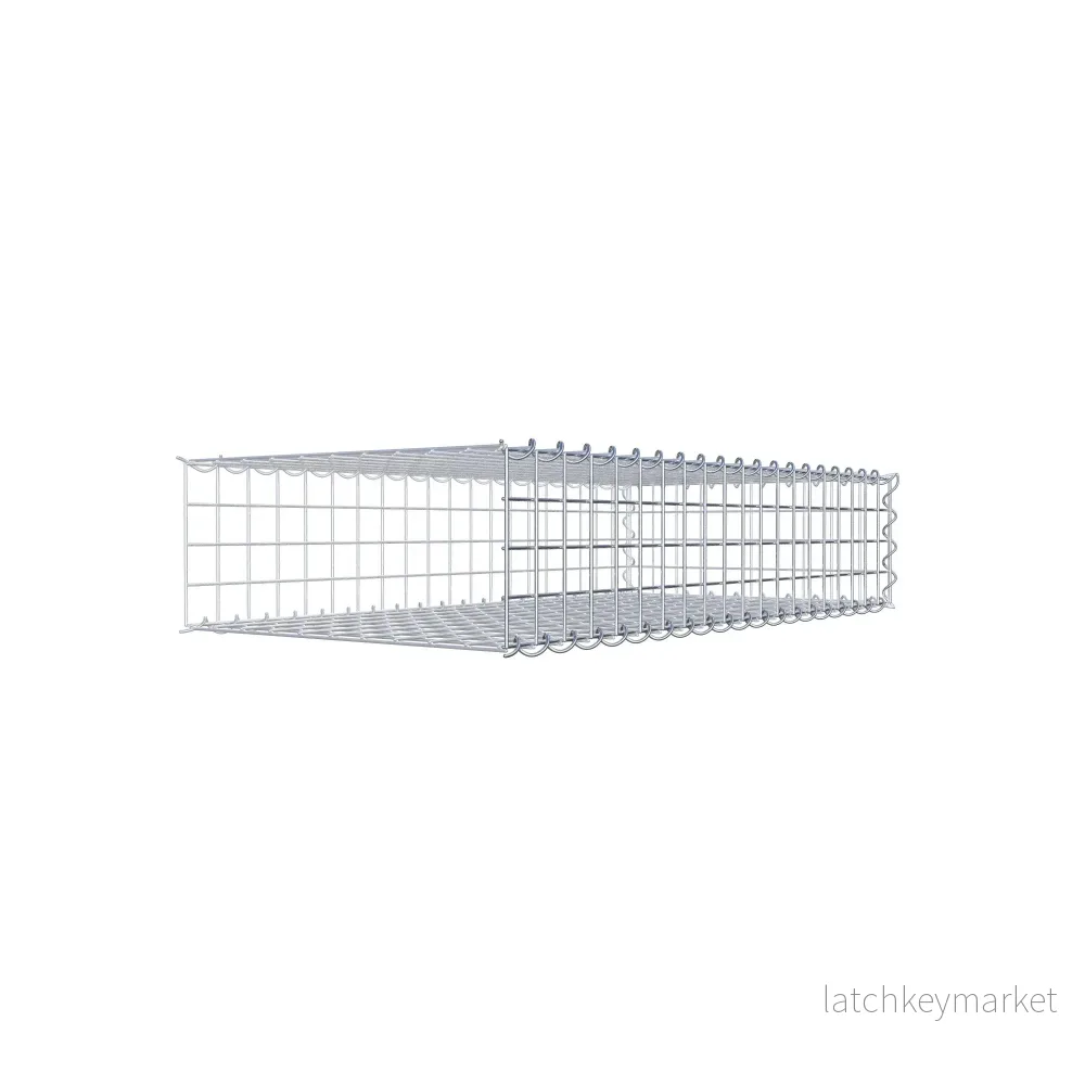 Extra gabion typ 2 100 cm x 20 cm x 50 cm (L x H x D), maskstorlek 5 cm x 5 cm, spiral - Bild 3