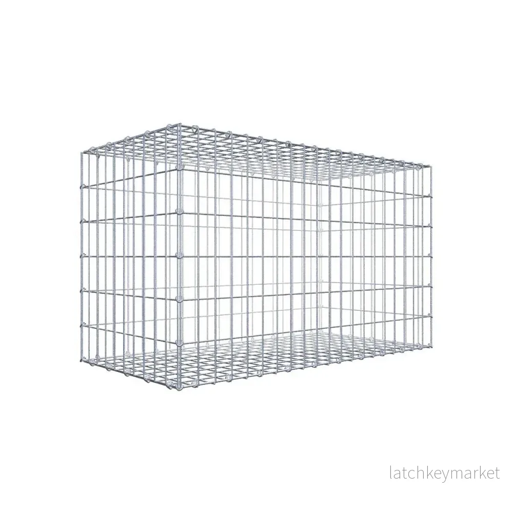 Gabion 100 cm x 60 cm x 50 cm (L x H x D), maskstorlek 5 cm x 10 cm, C-ring Gabion 100 cm x 60 cm x 50 cm (L x H x D), maskstorlek 5 cm x 10 cm, C-ring