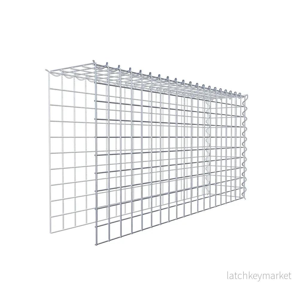 Extra gabion typ 4 100 cm x 50 cm x 20 cm (L x H x D), maskstorlek 5 cm x 5 cm, spiral - Bild 3
