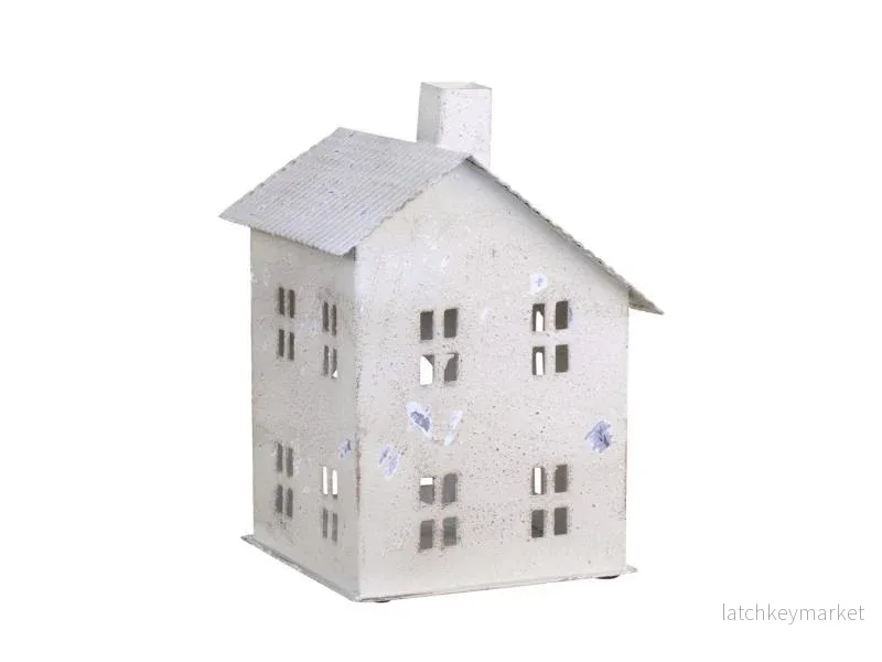 Ljusstake Ljushus H17,5 / L12 / W12 cm antik creme REA Ljusstake Ljushus H17,5 / L12 / W12 cm antik creme REA