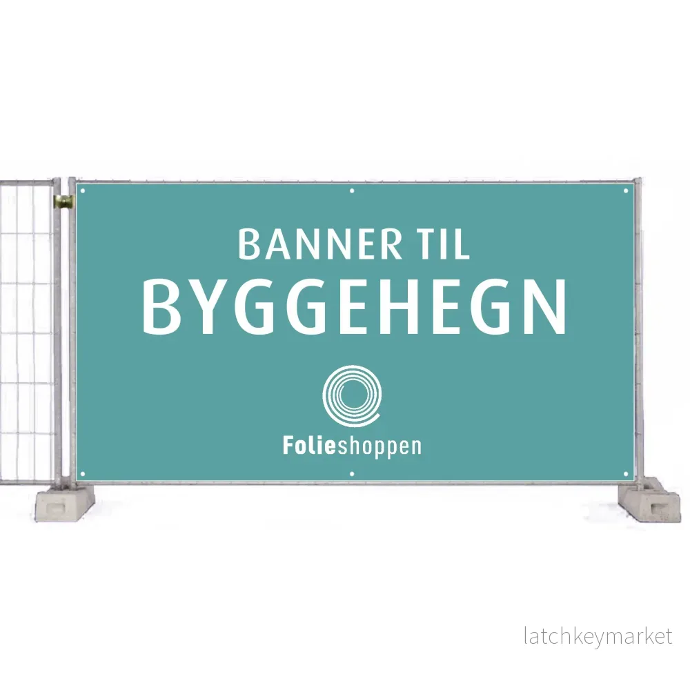 Banner för byggstängsel Banner för byggstängsel