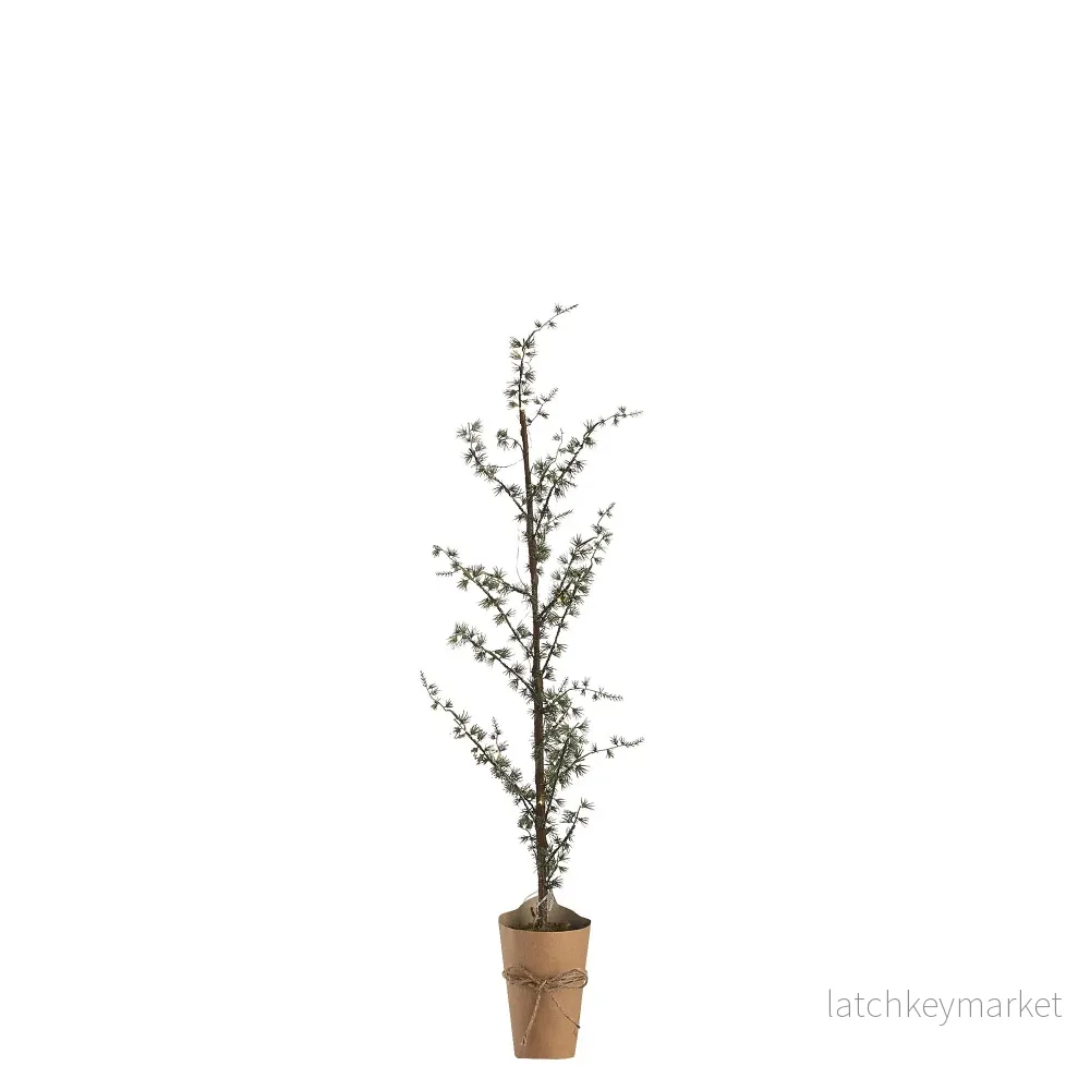 Pinea LED-julträd H95 grön