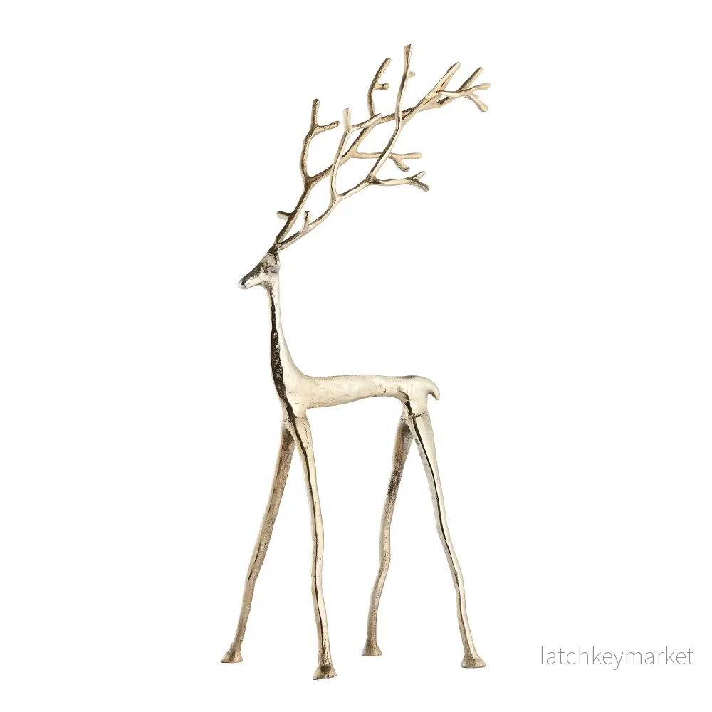 Marely rådjur 64 cm. ljust guld