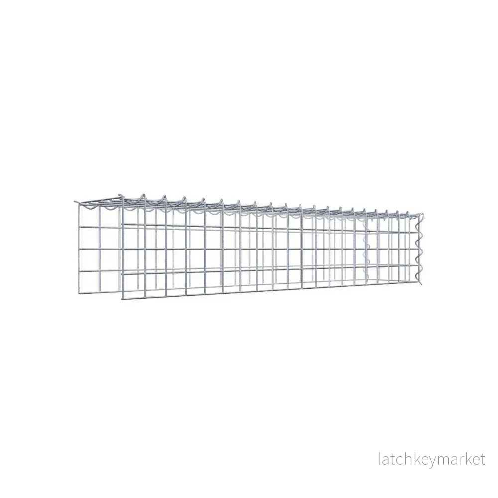 Extra gabion typ 4 100 cm x 20 cm x 20 cm (L x H x D), maskstorlek 5 cm x 5 cm, spiral