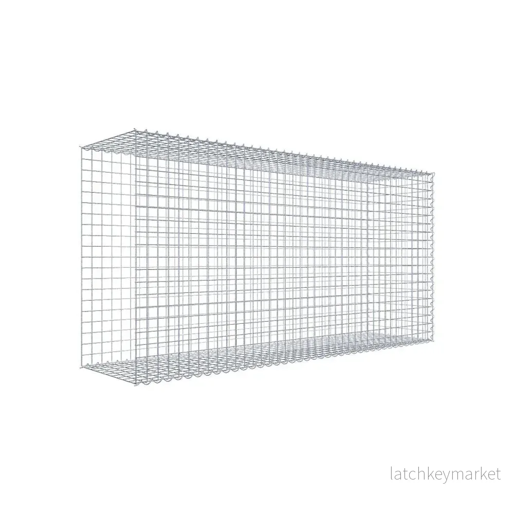 Extra gabion typ 2 200 cm x 100 cm x 50 cm (L x H x D), maskstorlek 5 cm x 5 cm, spiral Extra gabion typ 2 200 cm x 100 cm x 50 cm (L x H x D), maskstorlek 5 cm x 5 cm, spiral