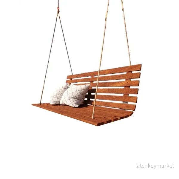 Hängande soffa i teak Hängande soffa i teak