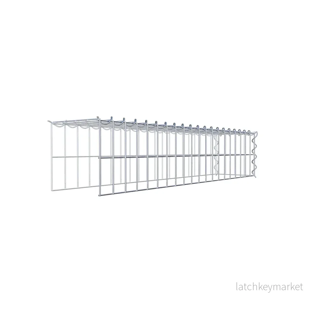 Extra gabion typ 4 100 cm x 20 cm x 20 cm (L x H x D), maskstorlek 5 cm x 10 cm, spiral - Bild 3
