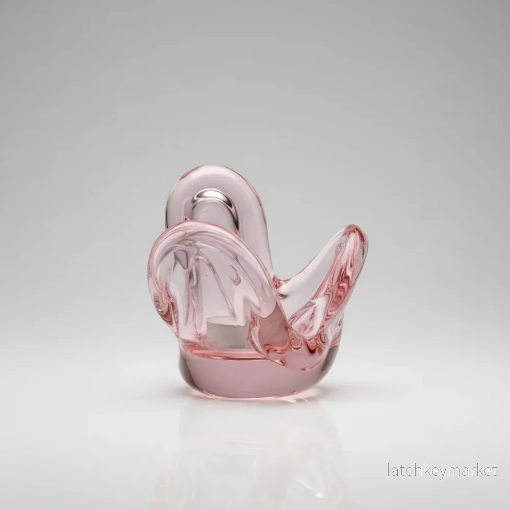 Ljuslykta Lea Clear Pink