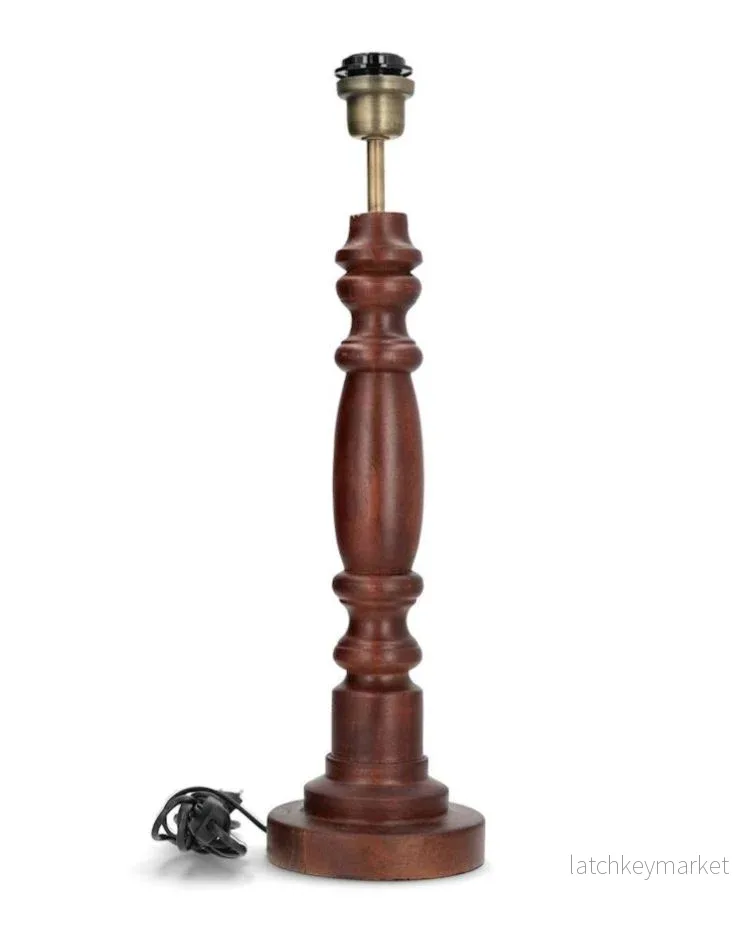 Bordslampa Lampfot Arvid Brun 55 cm Bordslampa Lampfot Arvid Brun 55 cm