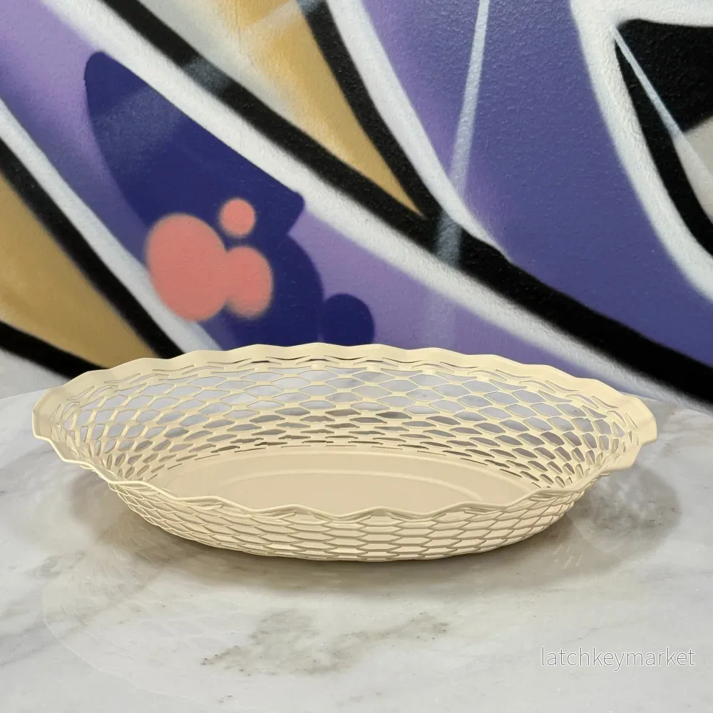 Bread Basket Large Creme White Bread Basket Large Creme White
