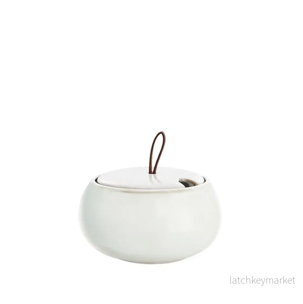 Amera sockerskål H7 Ø13 cm. beige