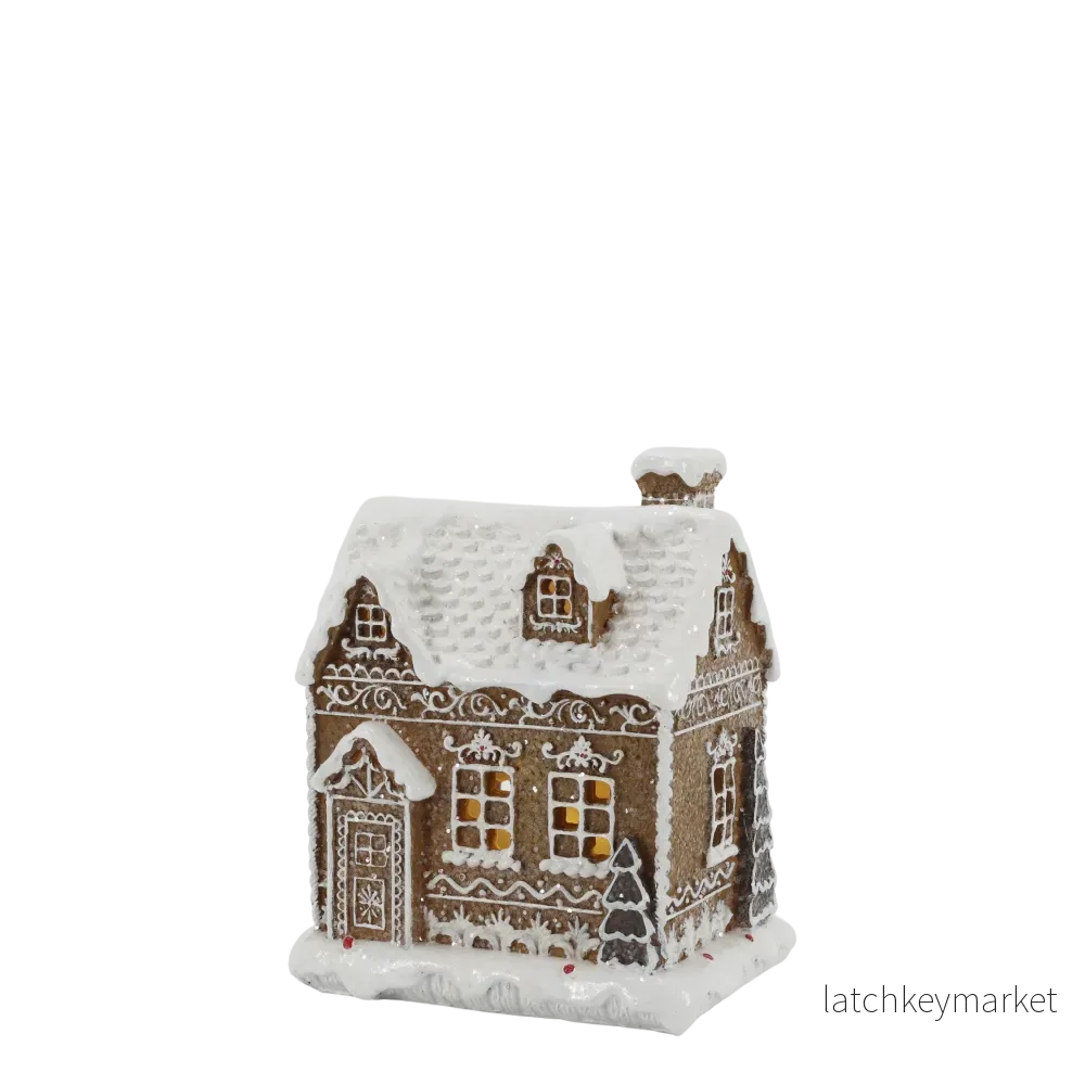 Belysning Jul Pepparkakshus Noël H17/L13/B11 cm Belysning Jul Pepparkakshus Noël H17/L13/B11 cm