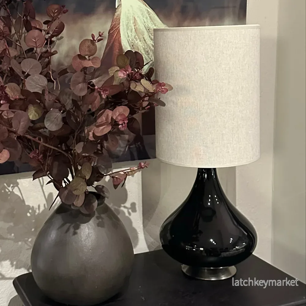 Lampa Flavia mini svart Milano beige Lampa Flavia mini svart Milano beige