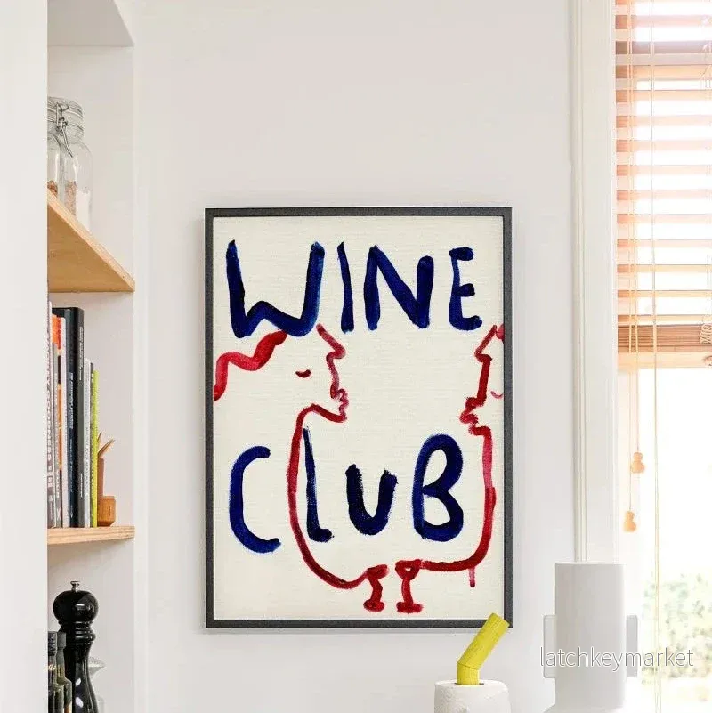 Poster Wine Club Ruby Hughes Poster Wine Club Ruby Hughes