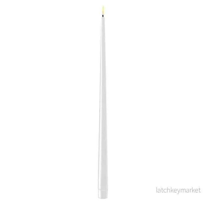 Middagsljus Led, De Luxe Home Art, Vit-2pack 38 cm Middagsljus Led, De Luxe Home Art, Vit-2pack 38 cm