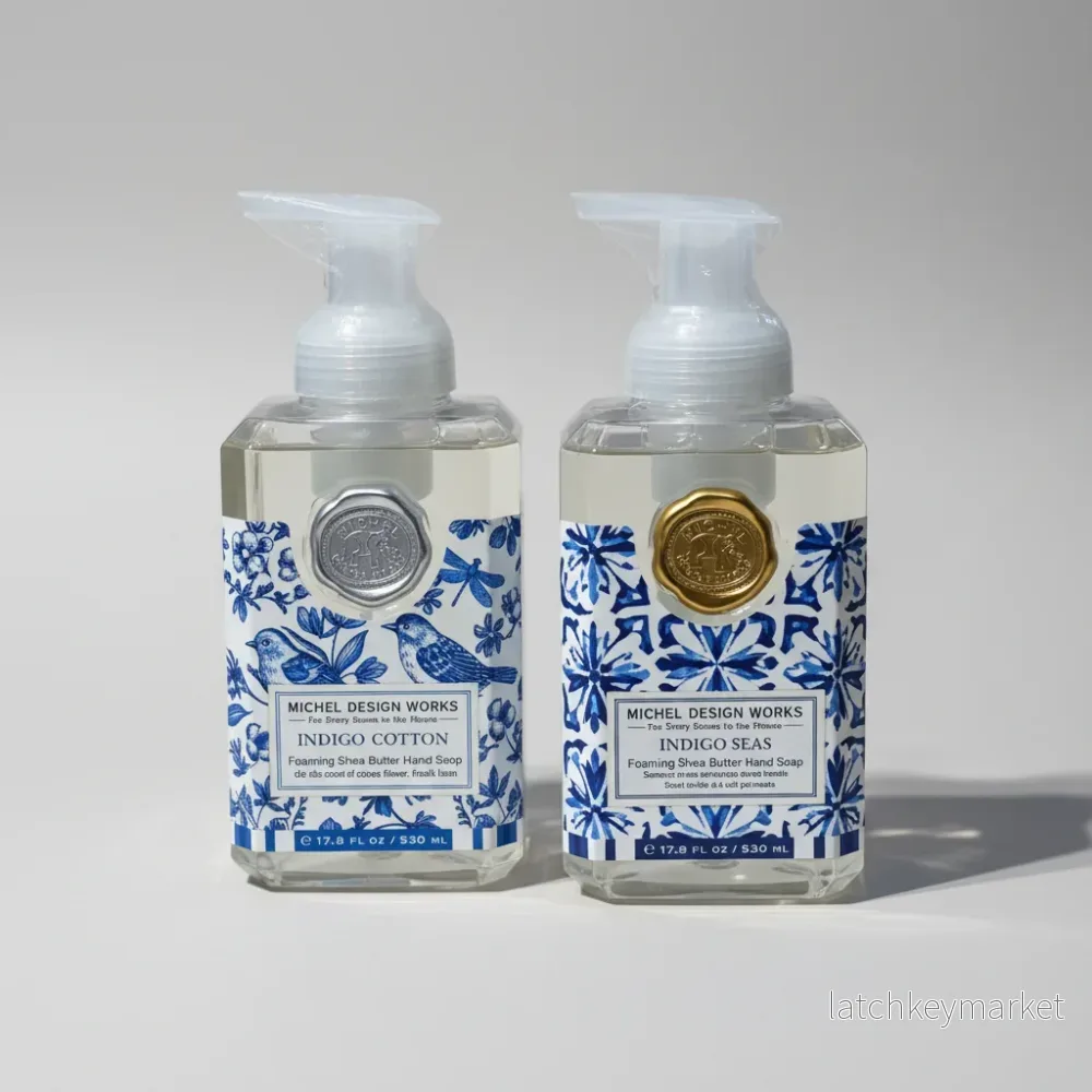 Skumtvål Indigo Cotton & Indigo Sees – MICHEL DESIGN WORKS (2-pack) Skumtvål Indigo Cotton & Indigo Sees – MICHEL DESIGN WORKS (2-pack)