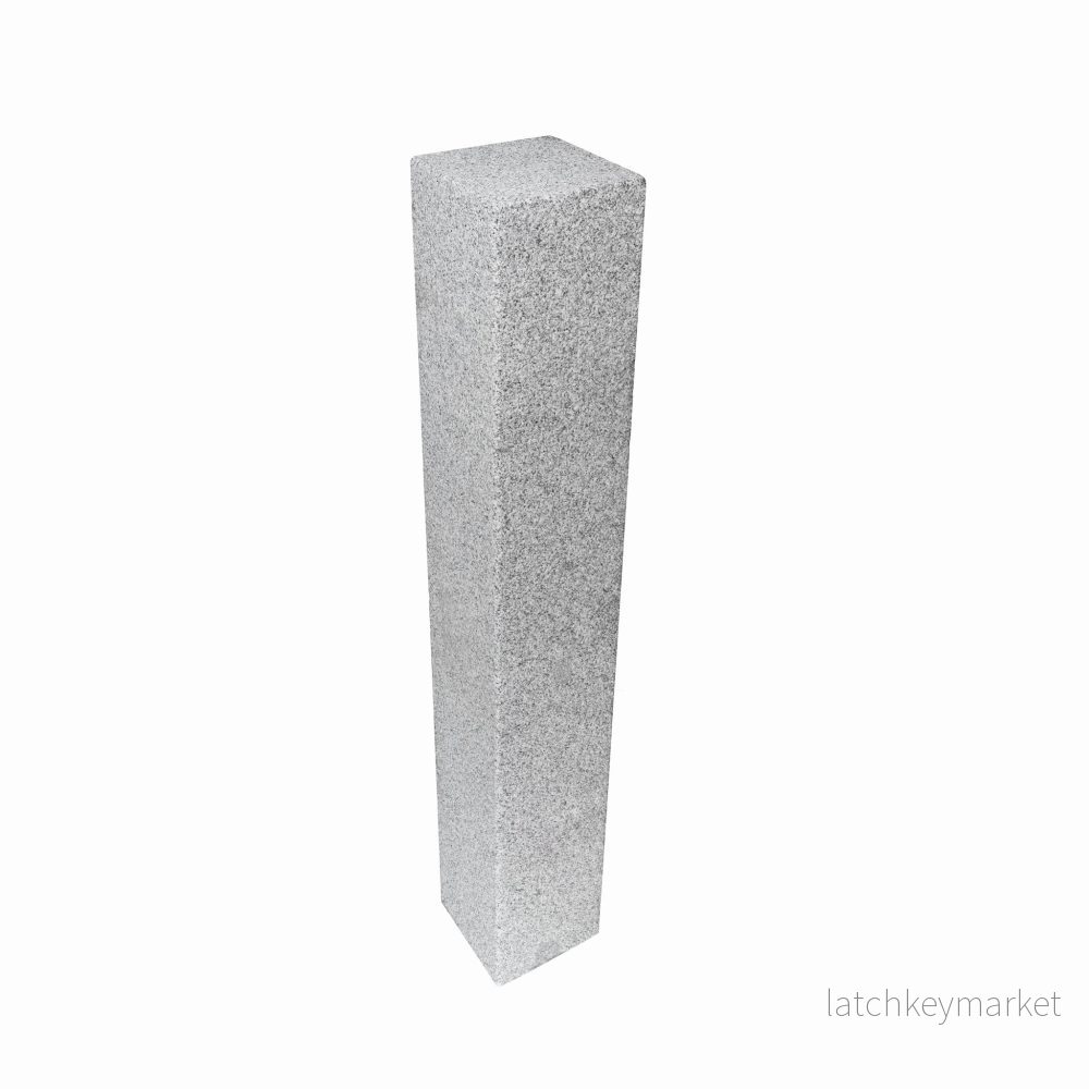 Granitstolpe Bergama Grå Modern 1500x250x250 Granitstolpe Bergama Grå Modern 1500x250x250
