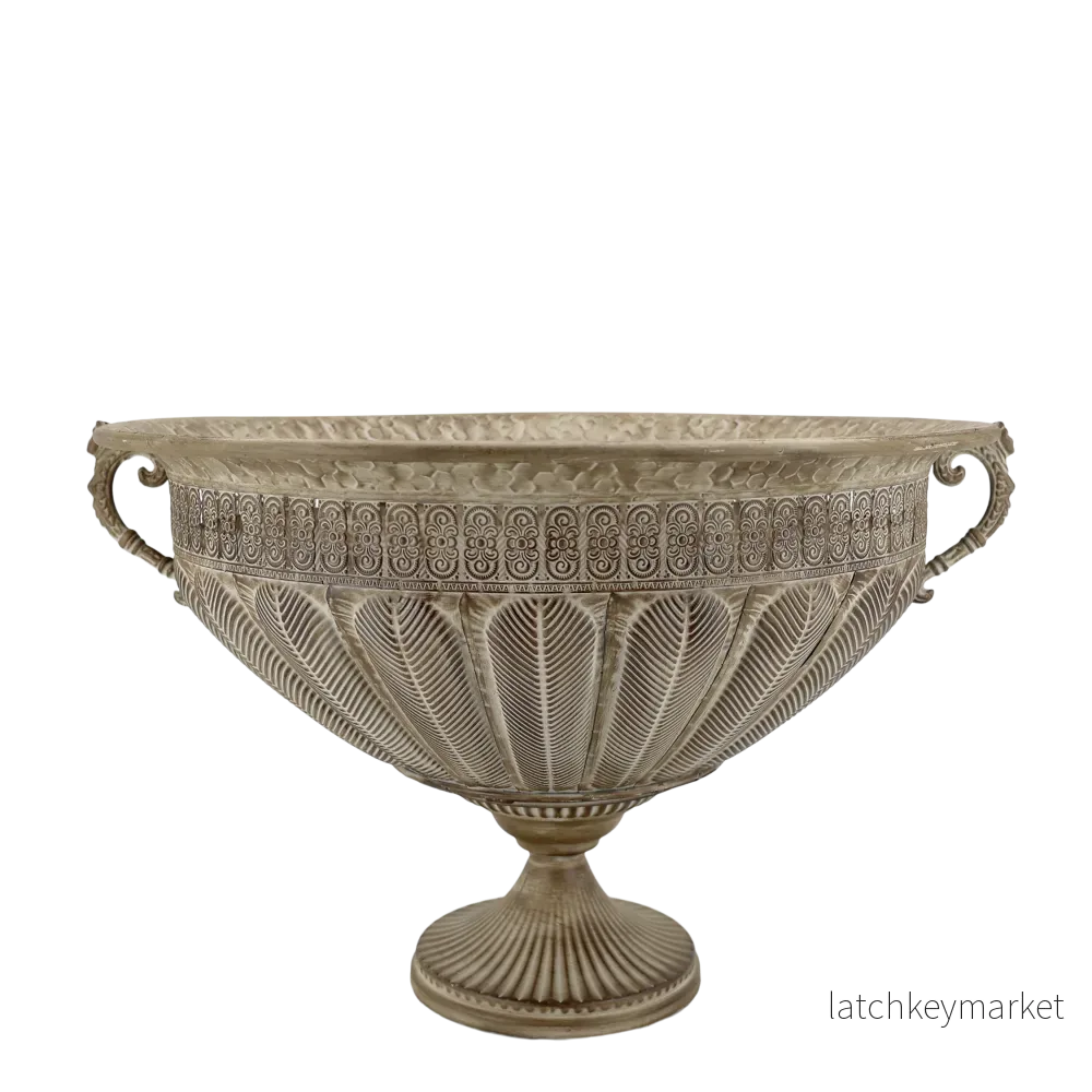 Blomkruka pokal H38/Ø56 cm antik mocca Blomkruka pokal H38/Ø56 cm antik mocca