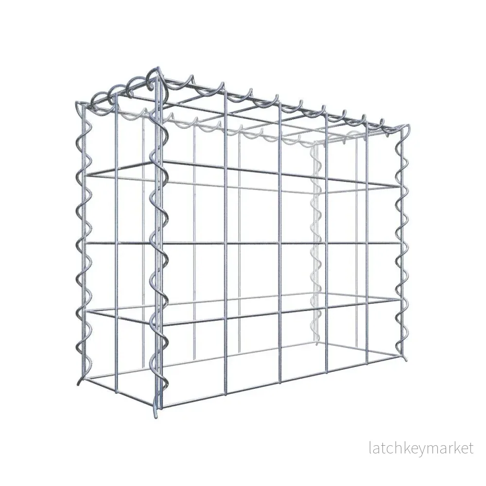 Extra gabion typ 3 50 cm x 40 cm x 20 cm (L x H x D), maskstorlek 10 cm x 10 cm, spiral Extra gabion typ 3 50 cm x 40 cm x 20 cm (L x H x D), maskstorlek 10 cm x 10 cm, spiral