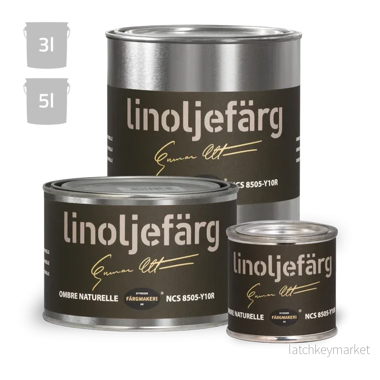 Ottosson linoljefärg – bruna kulörer Ottosson linoljefärg – bruna kulörer