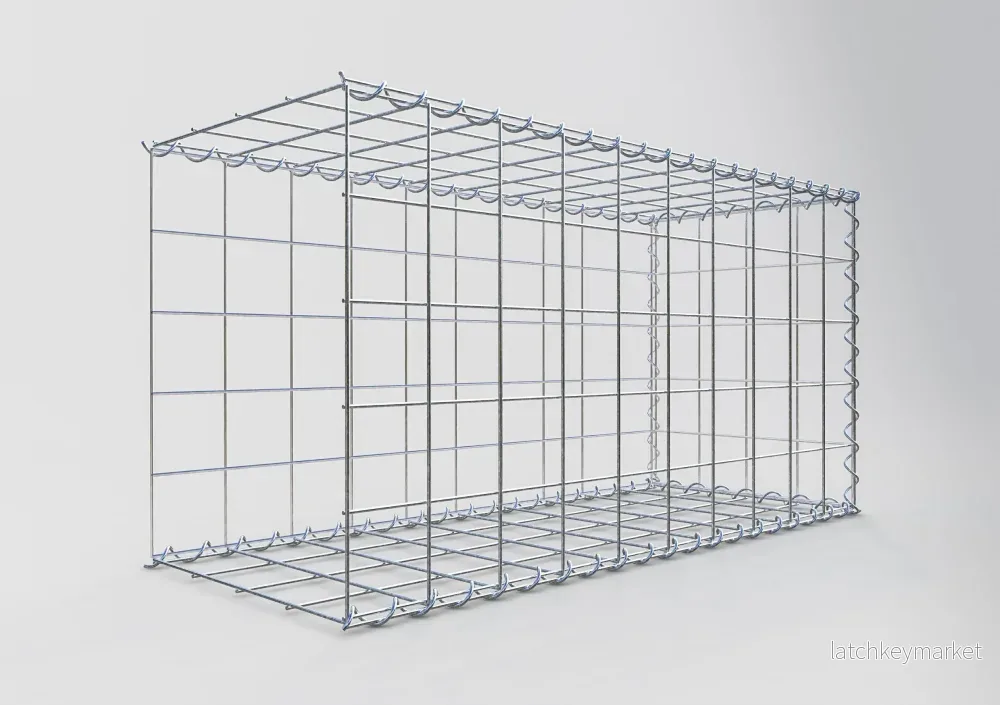 Extra gabion typ 2 100 cm x 50 cm x 40 cm (L x H x D), maskstorlek 10 cm x 10 cm, spiral - Bild 2