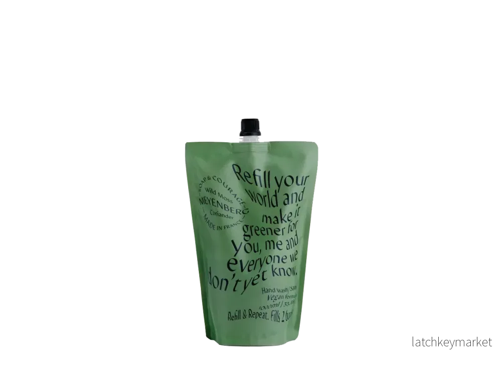 Meyenberg Hand Wash Wild Moss & Coriander Refill 1000 ml Meyenberg Hand Wash Wild Moss & Coriander Refill 1000 ml