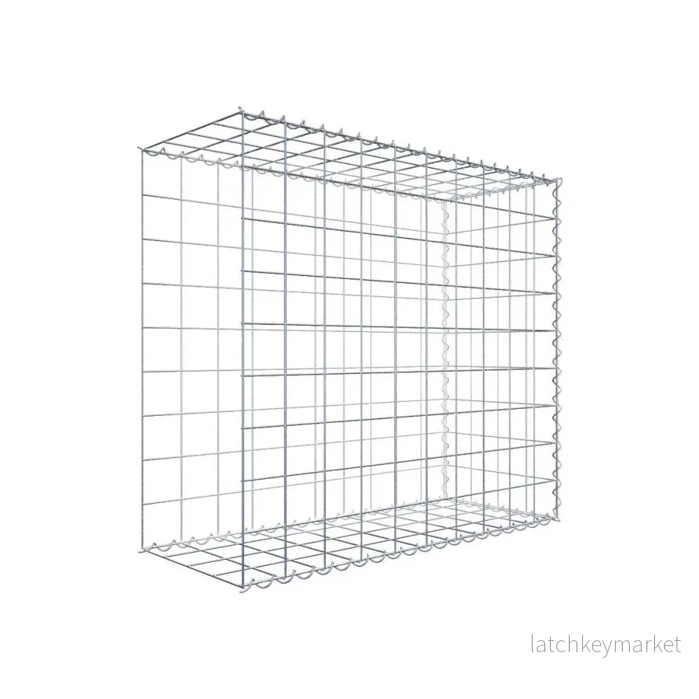 Extra gabion typ 2 100 cm x 90 cm x 40 cm (L x H x D), maskstorlek 10 cm x 10 cm, spiral Extra gabion typ 2 100 cm x 90 cm x 40 cm (L x H x D), maskstorlek 10 cm x 10 cm, spiral