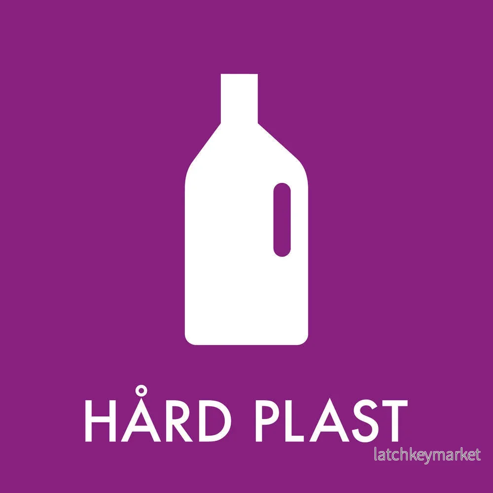 Avfallssortering – Hårdplast Avfallssortering – Hårdplast