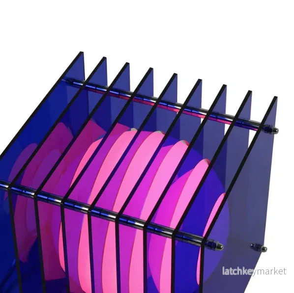 LOP Small Square Blue Lamp - Bild 3