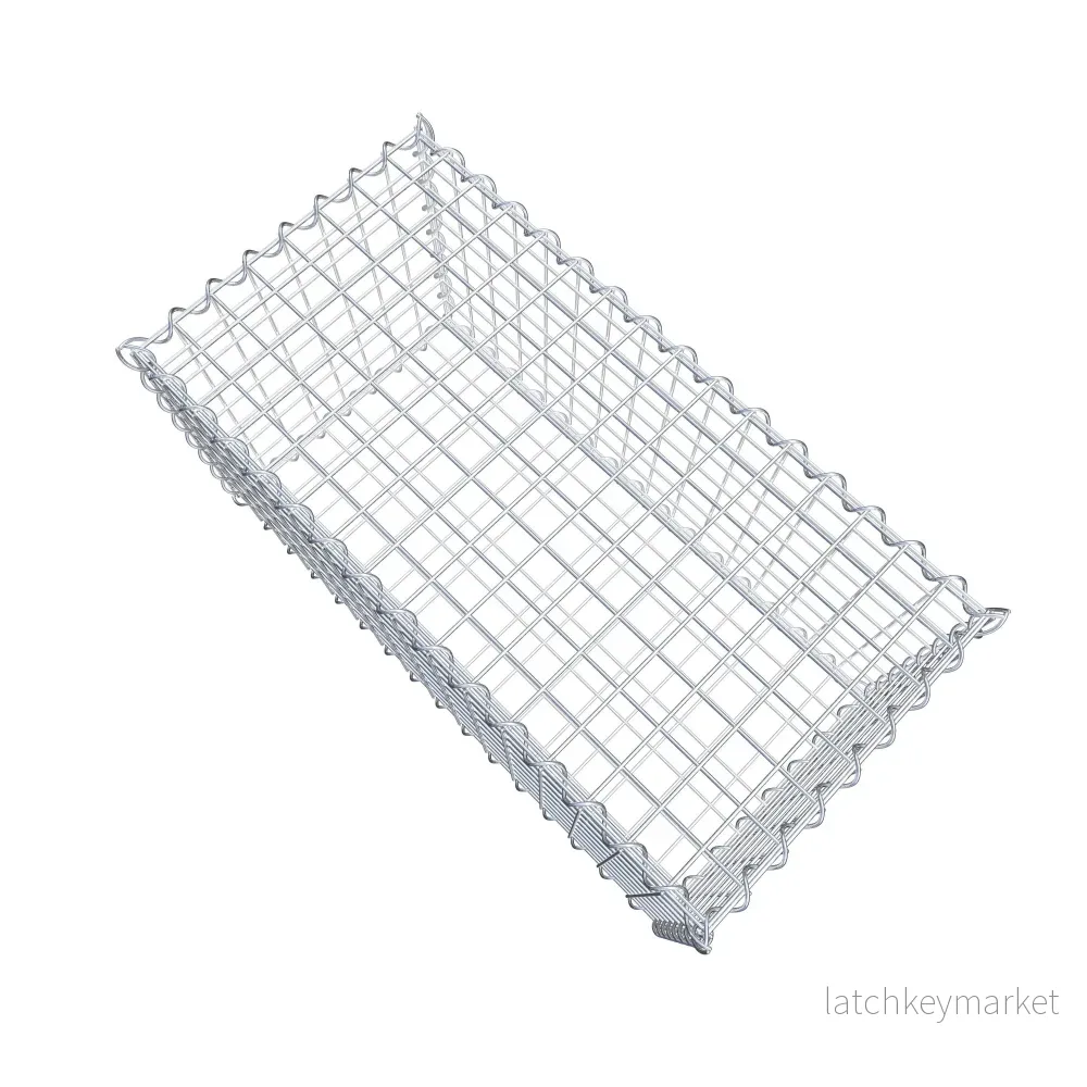 Gabion 80 cm x 40 cm x 40 cm (L x H x D), maskstorlek 5 cm x 5 cm, spiral - Bild 3