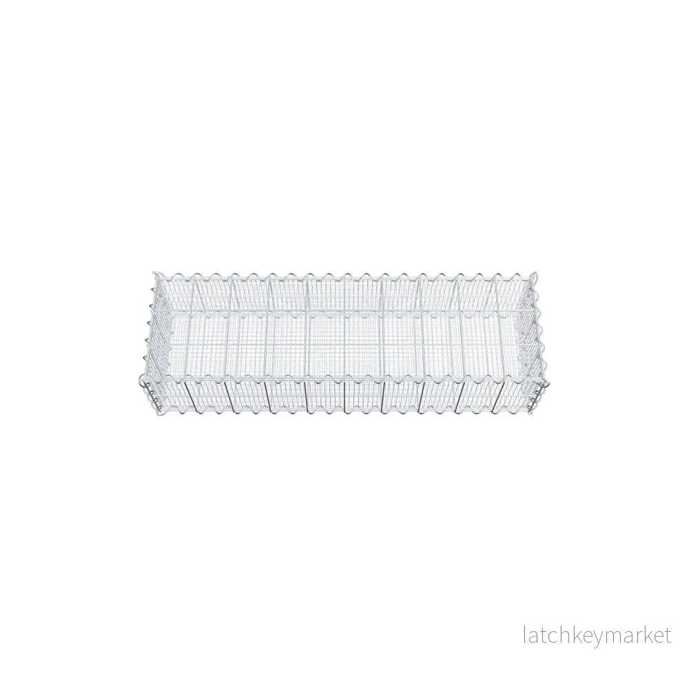 Sandgabion 100 cm x 20 cm x 30 cm (L x H x D), maskstorlek 10 cm x 10 cm, spiral - Bild 3