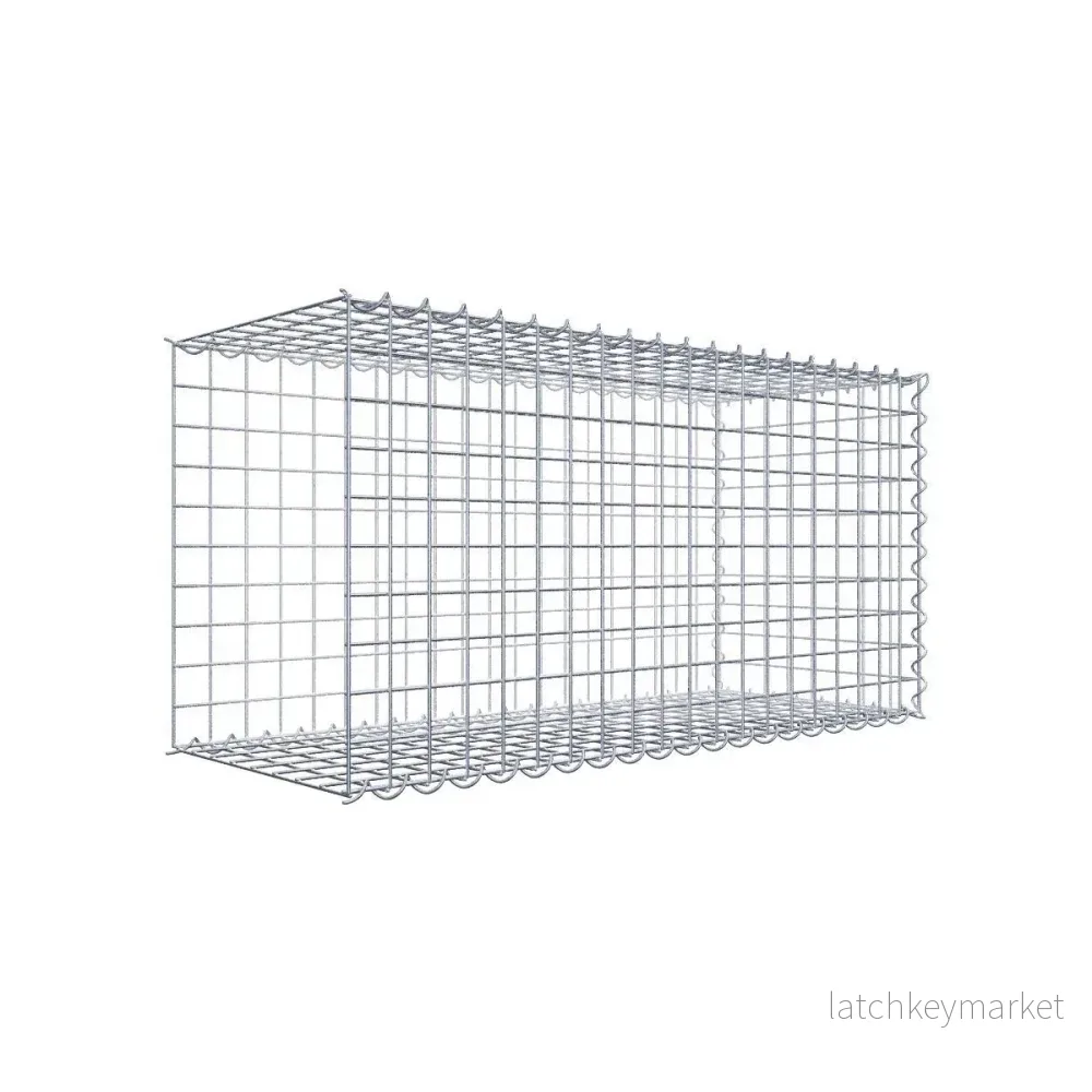 Extra gabion typ 2 100 cm x 50 cm x 40 cm (L x H x D), maskstorlek 5 cm x 5 cm, spiral Extra gabion typ 2 100 cm x 50 cm x 40 cm (L x H x D), maskstorlek 5 cm x 5 cm, spiral
