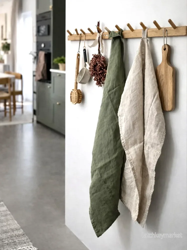 Kökshandduk Julie Grön 2-pack - Bild 2