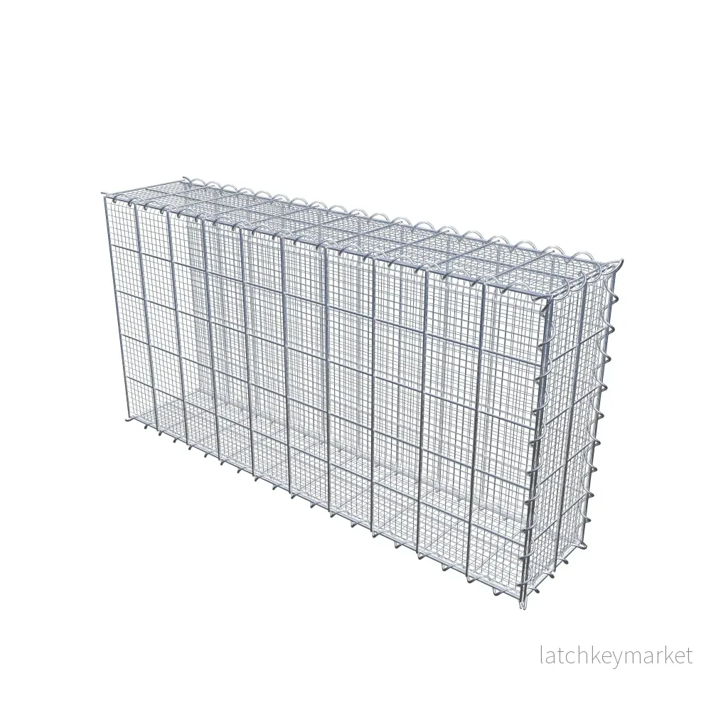 Sandodlingsgabion typ 2 100 cm x 50 cm x 20 cm (L x H x D), maskstorlek 10 cm x 10 cm, spiral - Bild 2